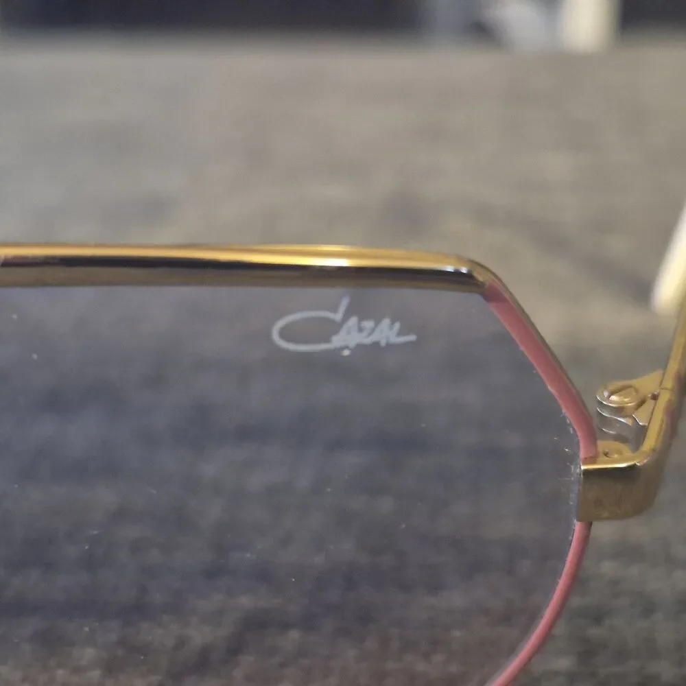 Cazal Vintage Aviator Sunglasses - Model 954 -Col.359-Gold+Pink W/ Case See pics
